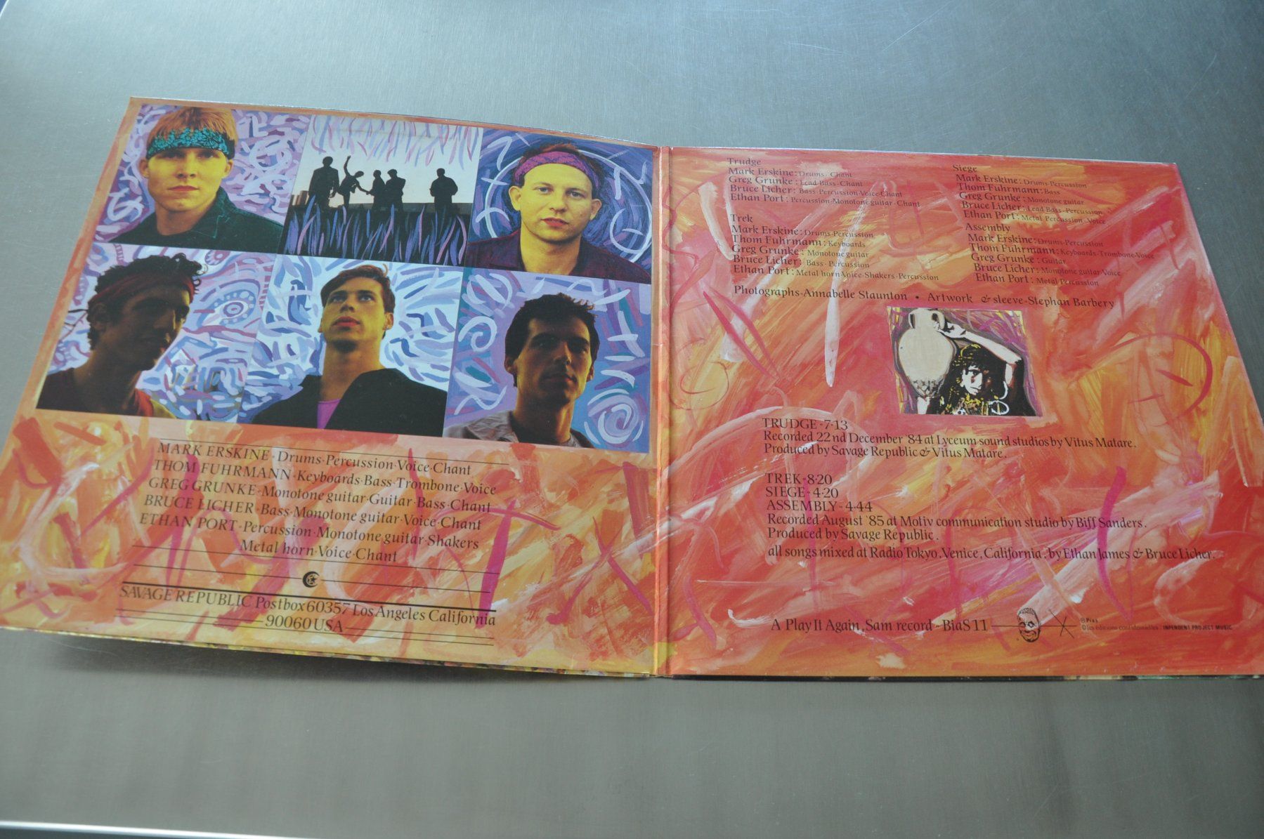 Dischi in vinile: SAVAGE REPUBLIC 12 TRUDGE - NEW WAVE - INDUSTRIEL - ARTY – Usato da Sion venduto da jaipur1401 2