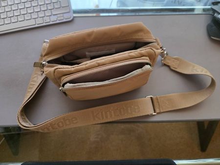 Kintobe Beige Bauchtasche Bumbag super Zustand!