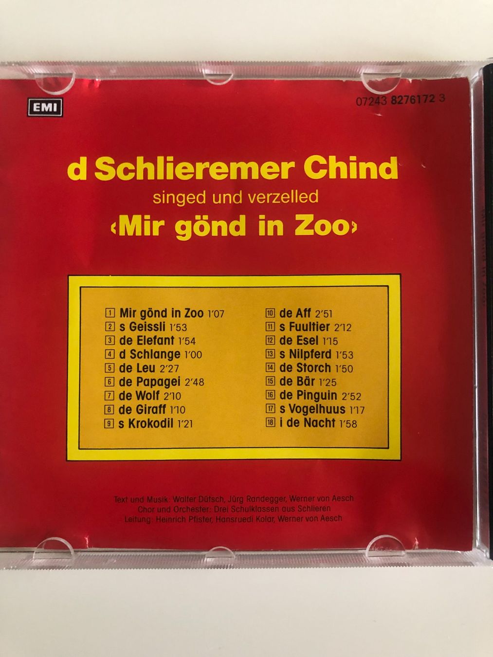 CD: CDs mir gönd in Zoo & Chinderliedli – Usato da Bassersdorf venduto da sammelfloh 3