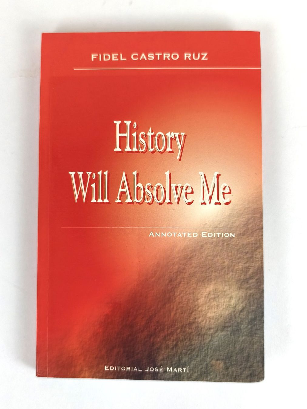 Libri: BUCH History will absolve me – Usato da Schaffhausen venduto da Restwert_SH