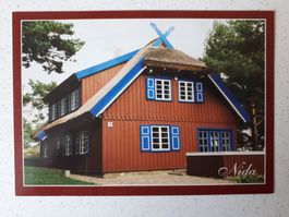 Ansichtskarte Thomas Mann Haus in Nida, Litauen