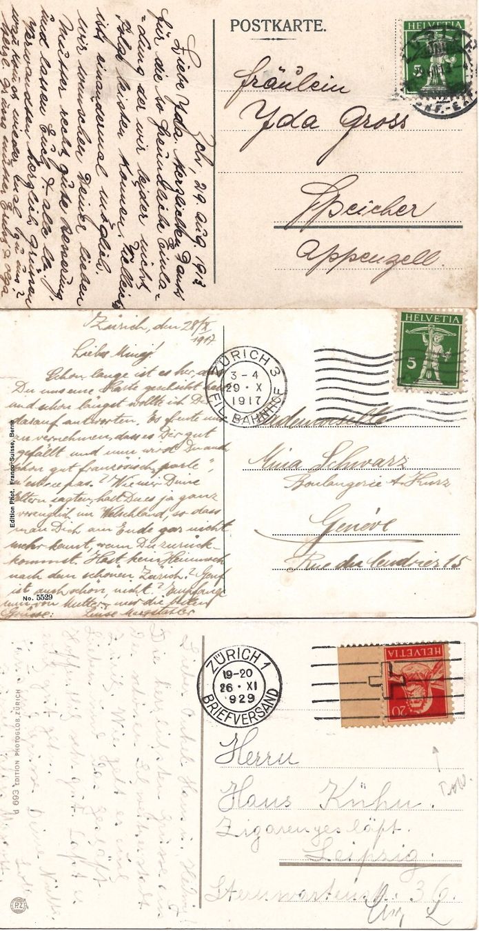 Cartoline postali: AK Zürich coloriert – Usato da Brunnadern venduto da eichmann.anton 5
