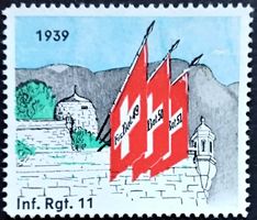 Soldatenmarke 2.WK, Infantrie Rgt 11, Wi Inf 141