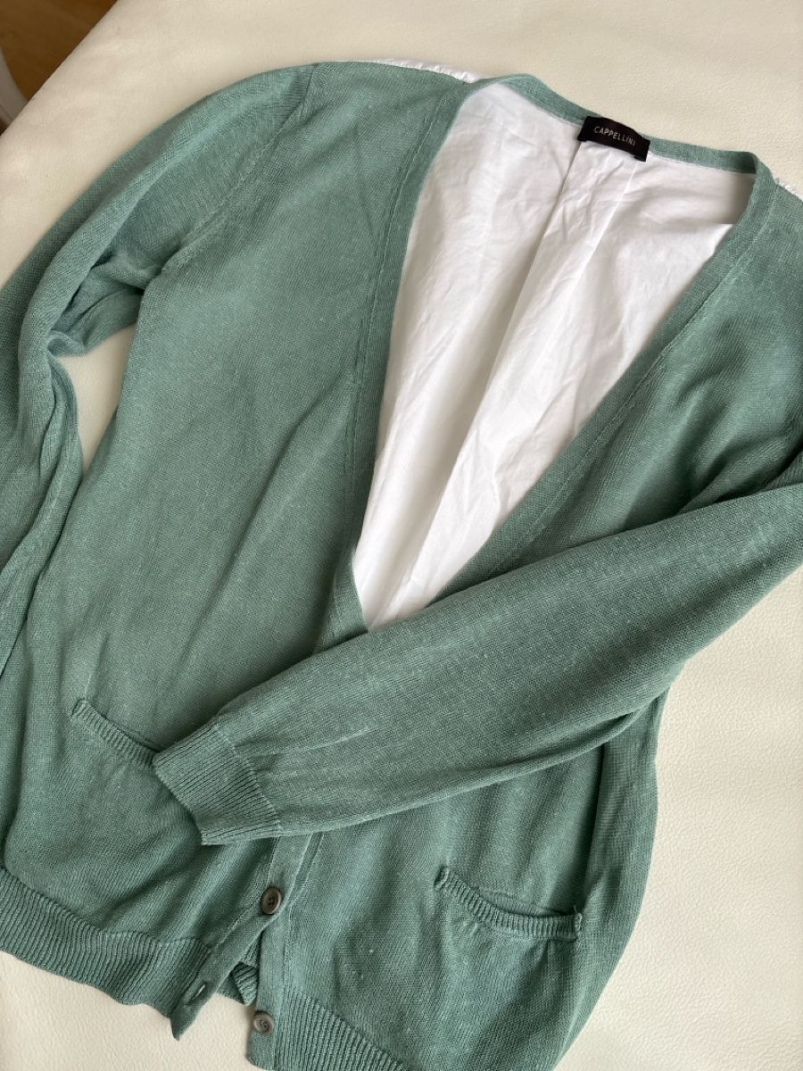 Cappellini Vestes: Strickjacke Cappellini mintgrün – D'occasion à langenthal par rundholz7 5