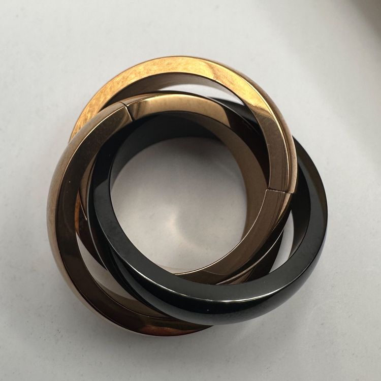 3facher Stahl Ring in 3 Farben Grösse 54 (Neu (gemäss Beschreibung)) in ...