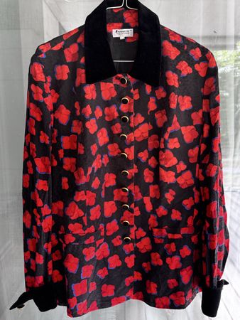 Elegante Damenjacke aus Seide 100% Gr 42