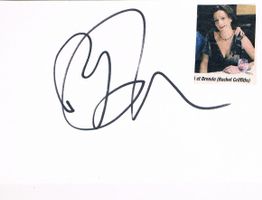 Rachel Griffiths 1958- Autogramm signiert Karte 10x15cm