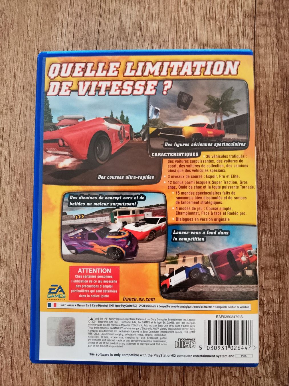 Jeux: Rumble Racing PAL PS2 – D'occasion à Gland par Bas_phj6 2