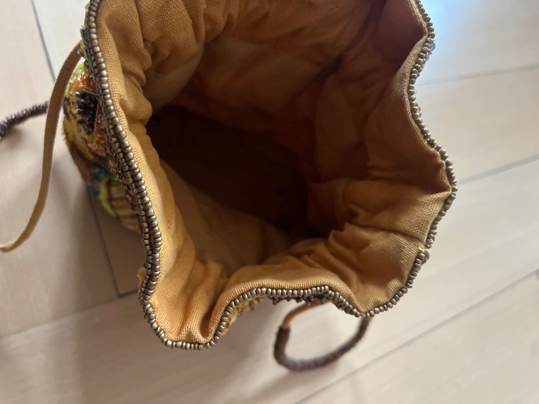 Borse da donna: Perlenbestickte Beuteltasche - Pompadour Tasche - Retikül – Nuovo (secondo la descrizione) da Baden venduto da ElenArt 3