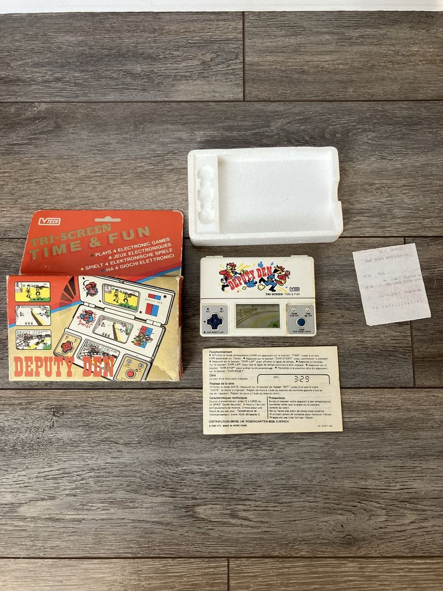 Console: Jeu Électronique Vintage Deputy Den - Vtech – Usato da Cottens FR venduto da Mitchum