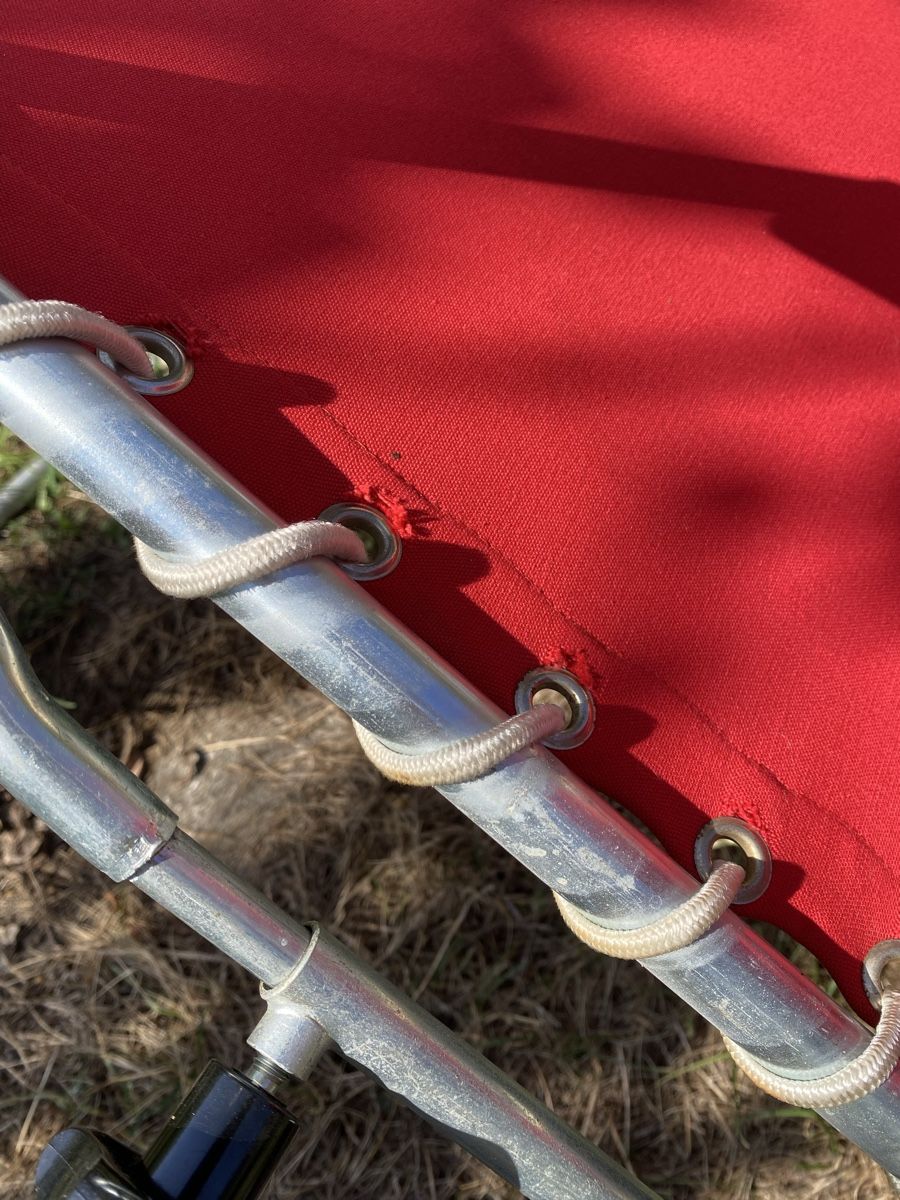 Sedie a sdraio: Liegestuhl retro rot – Usato da burgdorf venduto da kaethiduebi 2