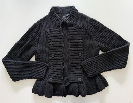 Marc by Marc Jacobs Strickjacke schwarz Grösse S 100% Wolle