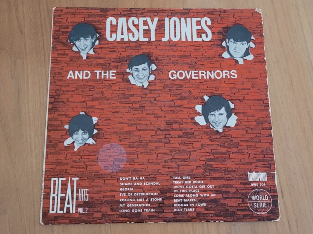 Dischi in vinile: LP  Casey Jones & The Governors – Usato da Martigny venduto da MZ-67