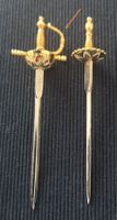 2 Schwerter Brieföffner Cocktailspiesse von Toledo, Spanien