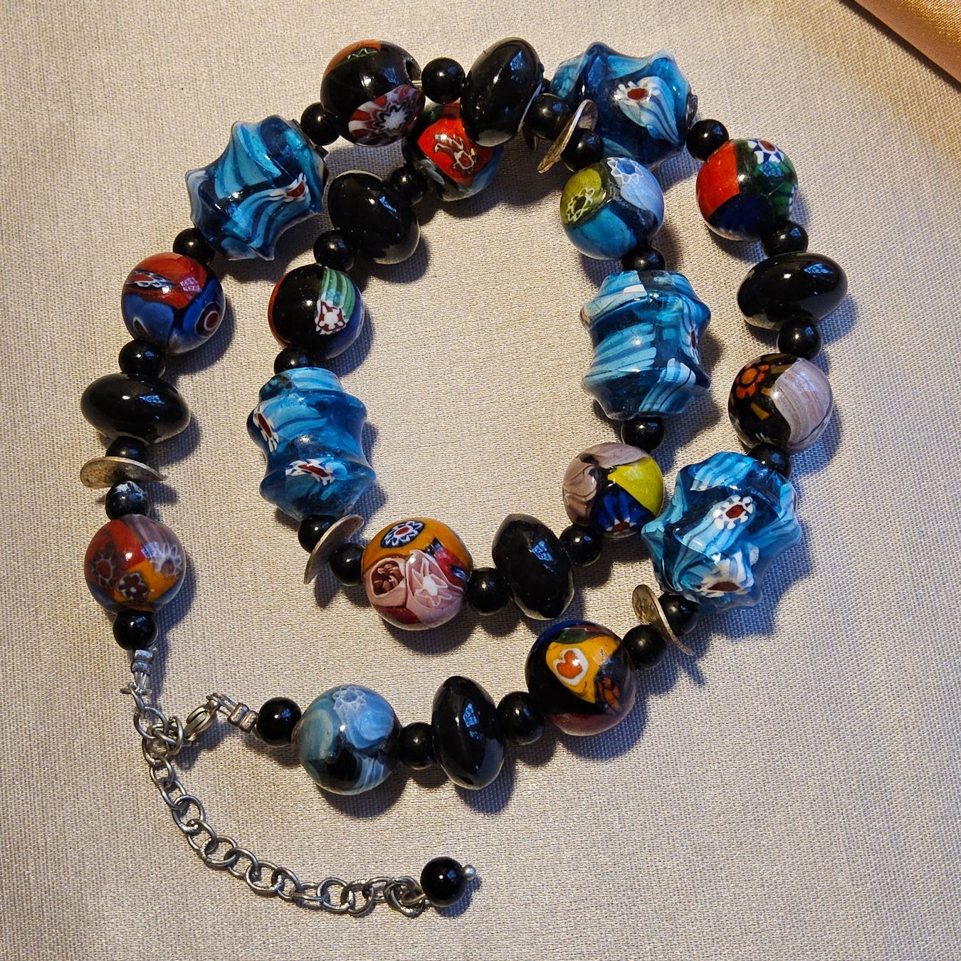 Murano Catenine: Wunderschöne Murano Glas Halskette Collier, Unikat – Usato da Zürich venduto da helsan 9