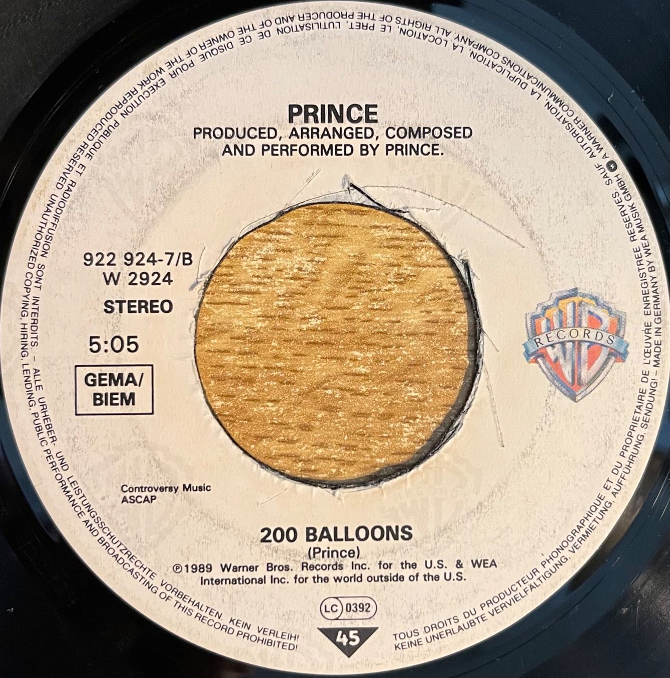 Dischi in vinile: PRINCE - BATDANCE – Usato da Bussigny venduto da vinyl-pas-cher 3