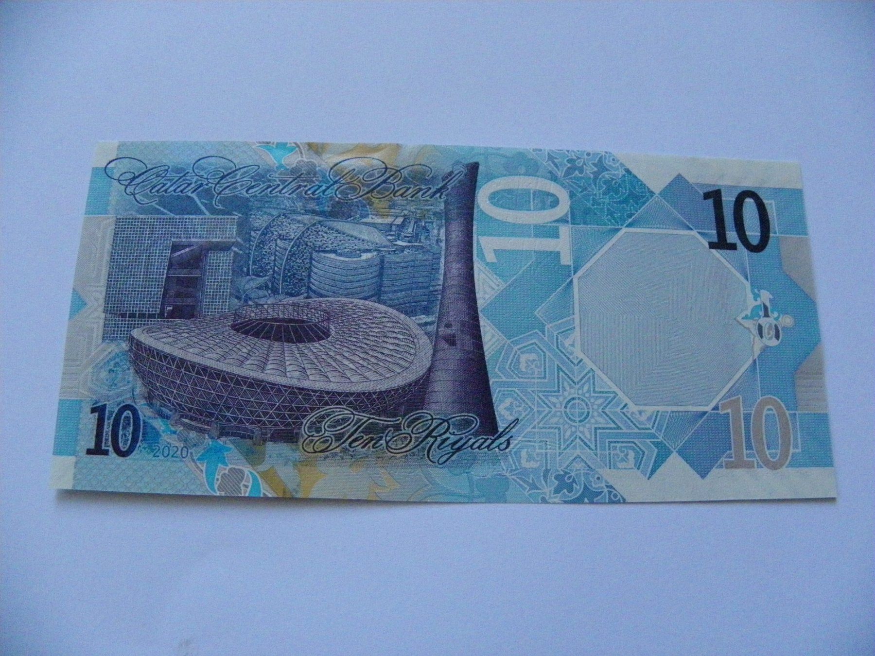 Billets de banque: Qatar 10 Riyals 2020, Unc – Neuf (Voir description) à Untersiggenthal par Gas61 1