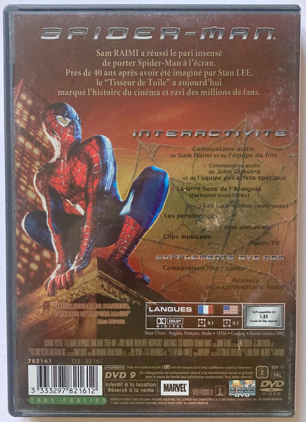 Tutti i DVDs: SPIDER-MAN (1 DVD) – Usato da Bottens venduto da hotter-than-hell 1
