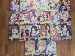 Kaguya-sama: Love is War Manga Set Band 1–21 DEUTSCH