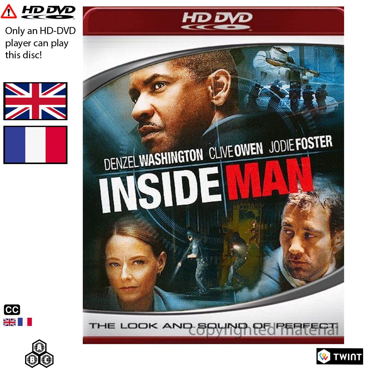 Tutti i DVDs: HD-DVD Inside Man (2005) – Usato da Semsales venduto da __Florian__