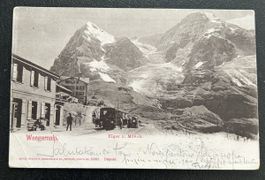 Wengernalp mit Bahn 1903