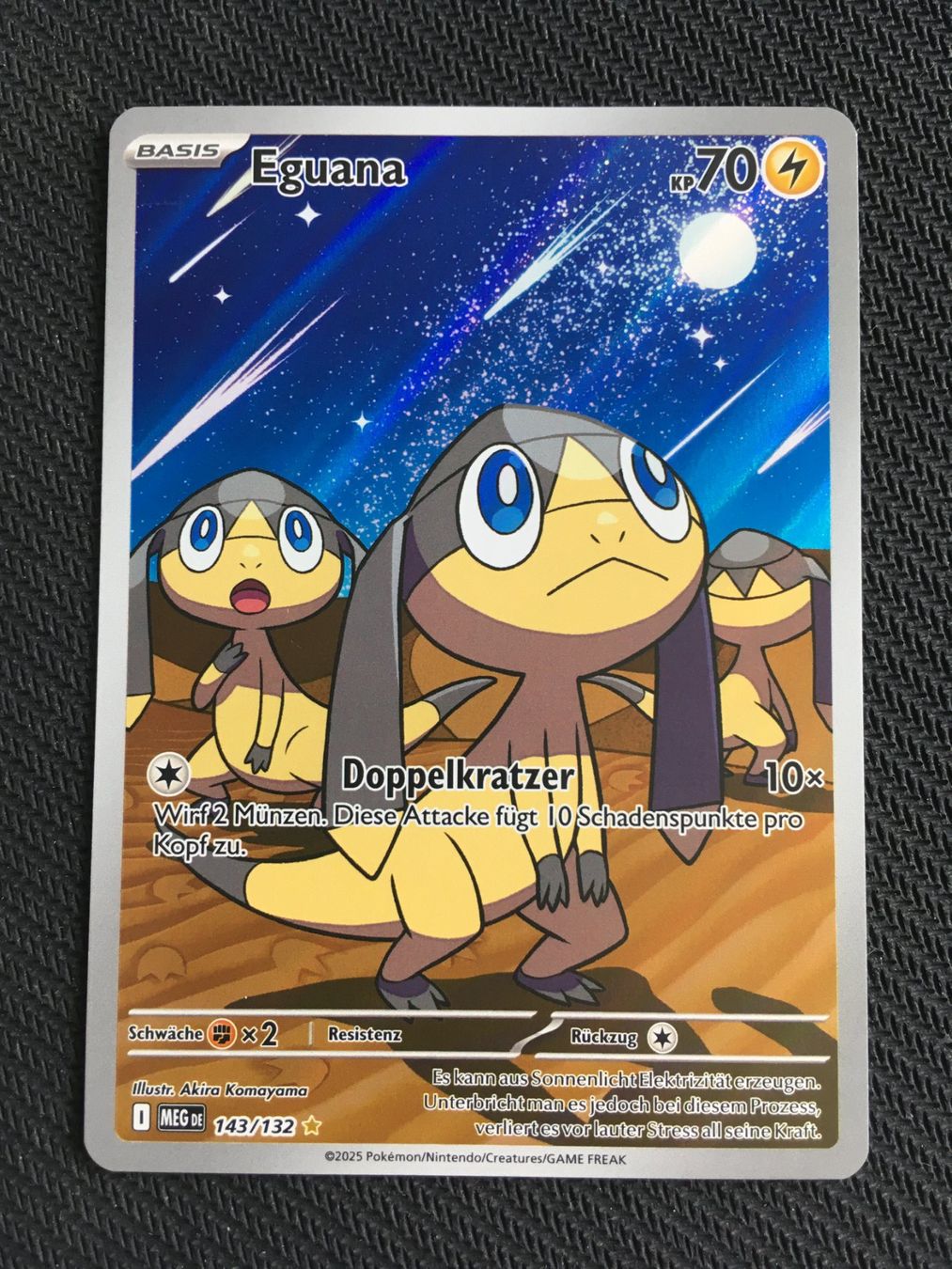 Pokémon Sammelbilder & Trading cards: Helioptile / Eguana - Mega Evolution - MEG 143 - DE – Neu (gemäss Beschreibung) aus St.Gallen von Punktchen01