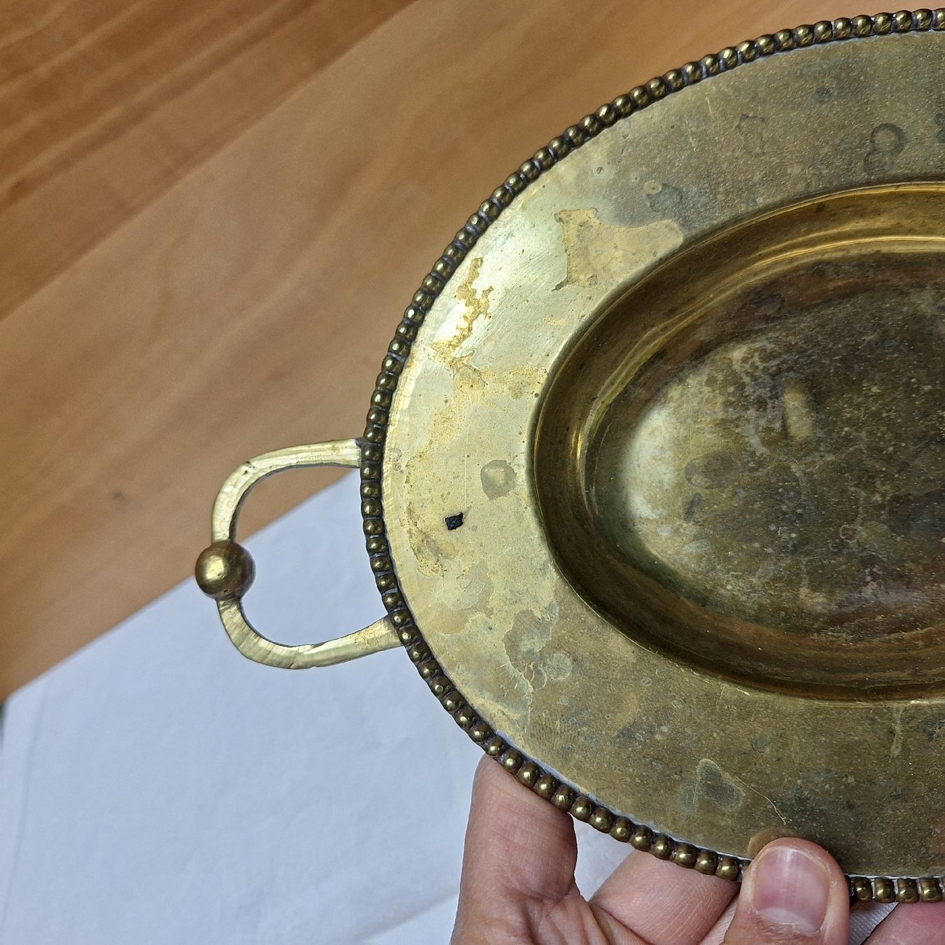Servierplatten: Versand möglich! Alte, rustikale Schale – Gebraucht aus Winterthur von Goldpipau 3