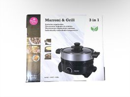 Nouvel Marroni-Ofen mit Crèpe- und Grillplatte - NEU mit OVP