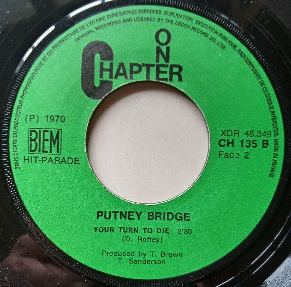 Dischi in vinile: PUTNEY BRIDGE - Burning Bridges - 7" 45t – Usato da Le Locle venduto da PereiraHugo 2