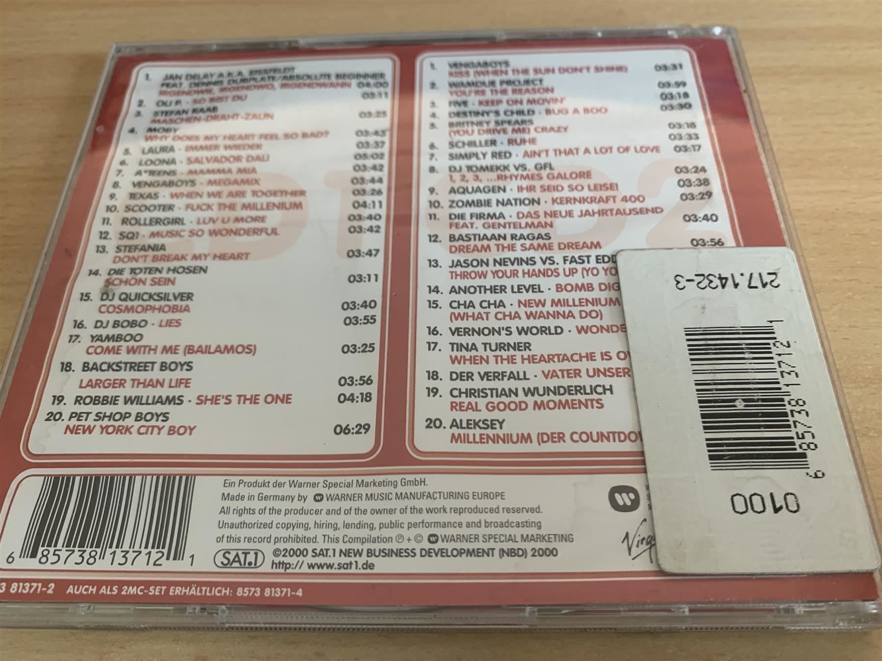 CD: Megahits 2000 Die Erste – Usato da Rikon im Tösstal venduto da Alpenmutz 1
