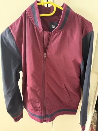 Gap College Jacke, bordeaux/blau, Gr. M