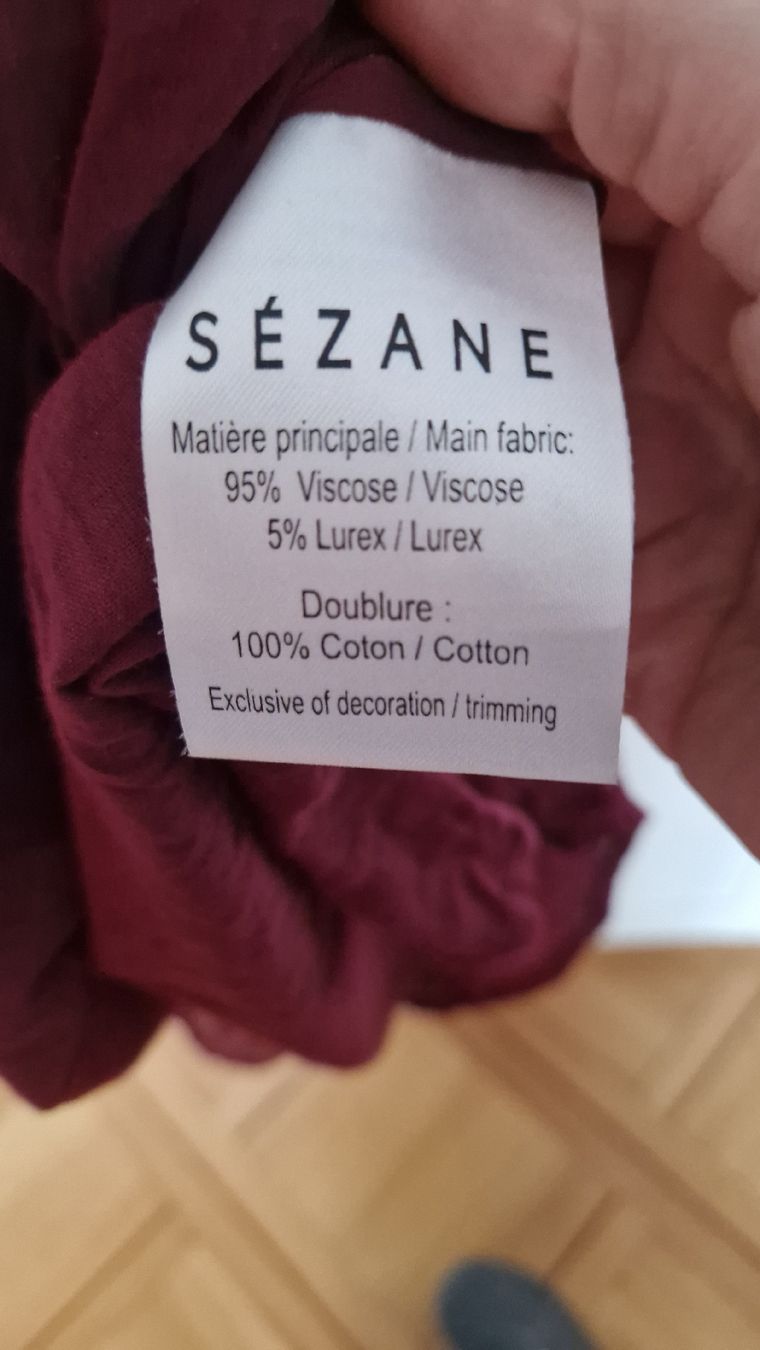 Sezane Kleider: Robe longue Suzanne taille 38 – Gebraucht aus Pully von Patriciaeve 5