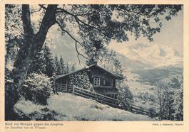 Wengen (BE) vista sulla Jungfrau