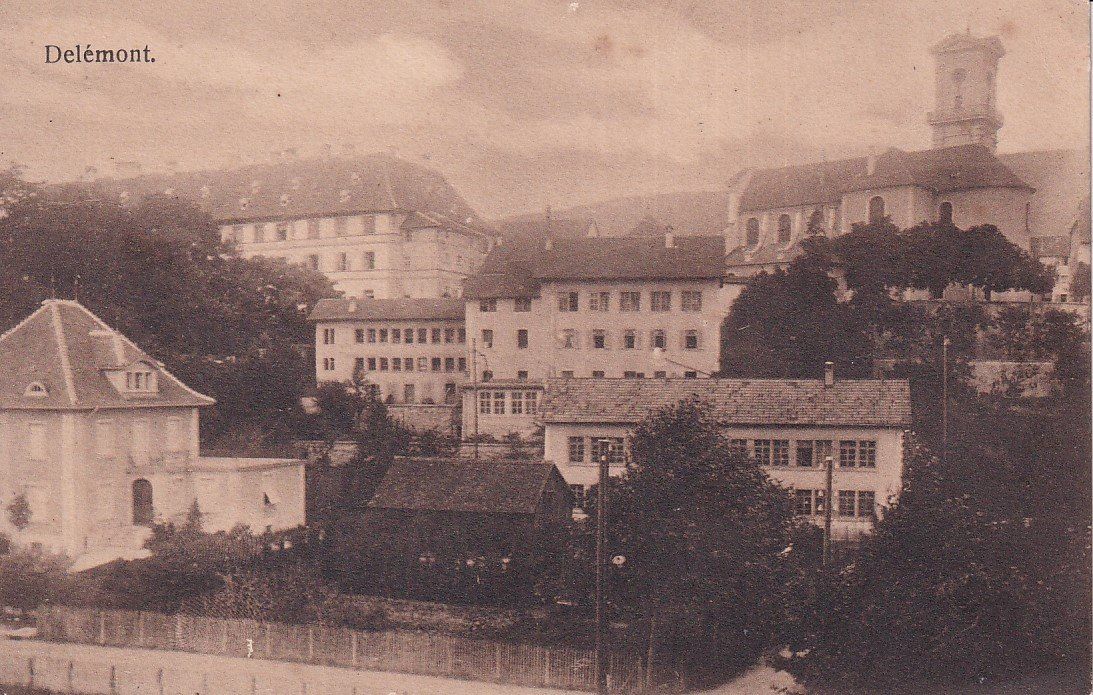 Cartoline postali: Delémont   JU – Usato da Brig venduto da Valcards54