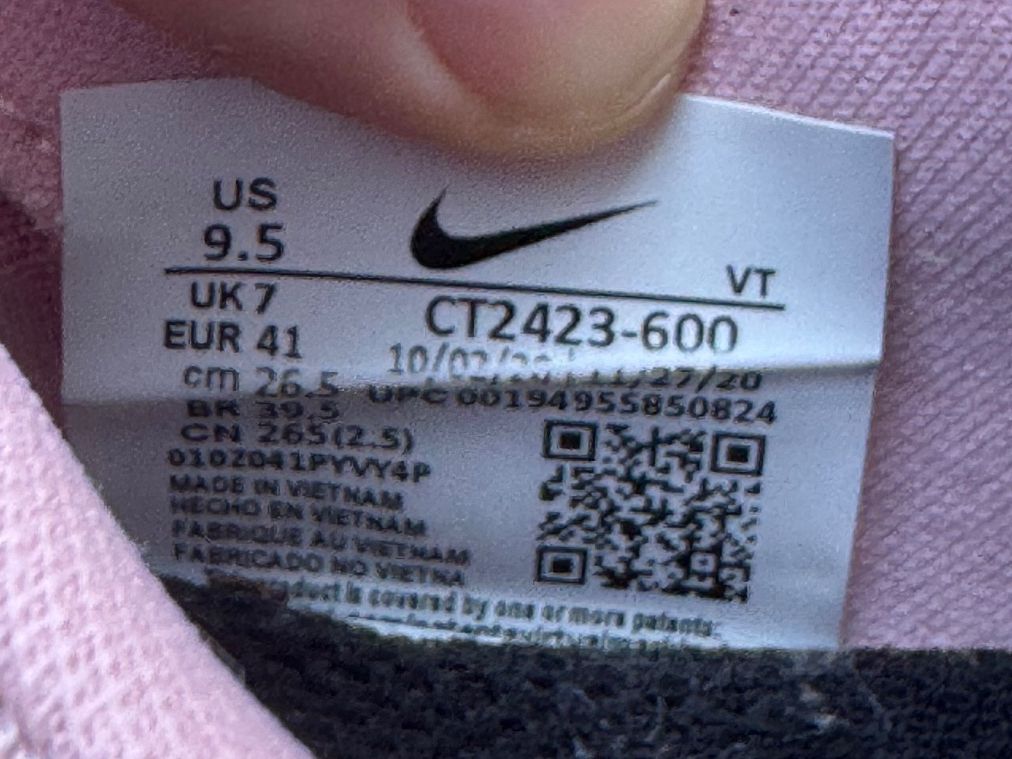 Nike Scarpe da uomo: Nike react Running Sneaker in Rosa Gr. 41 – Usato da Riehen venduto da To120 6