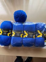 Black Friday Acrylic Garn 5 Knäuel Blau a100gr.Neu/1Kn.aufg.