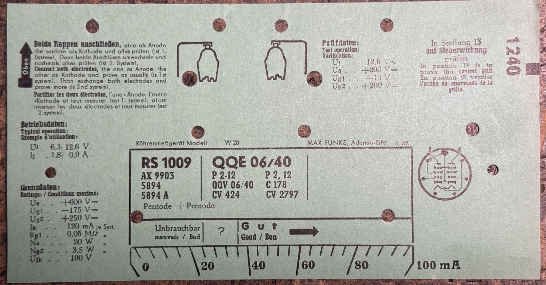 Radiocomunicazione: 2 Stück QQE 06/40 – Nuovo (secondo la descrizione) da Ins venduto da funkflieger 6