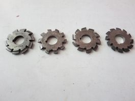4 x Reishauer Zahnformfräser Modul 2.5 Zahnradherstellung