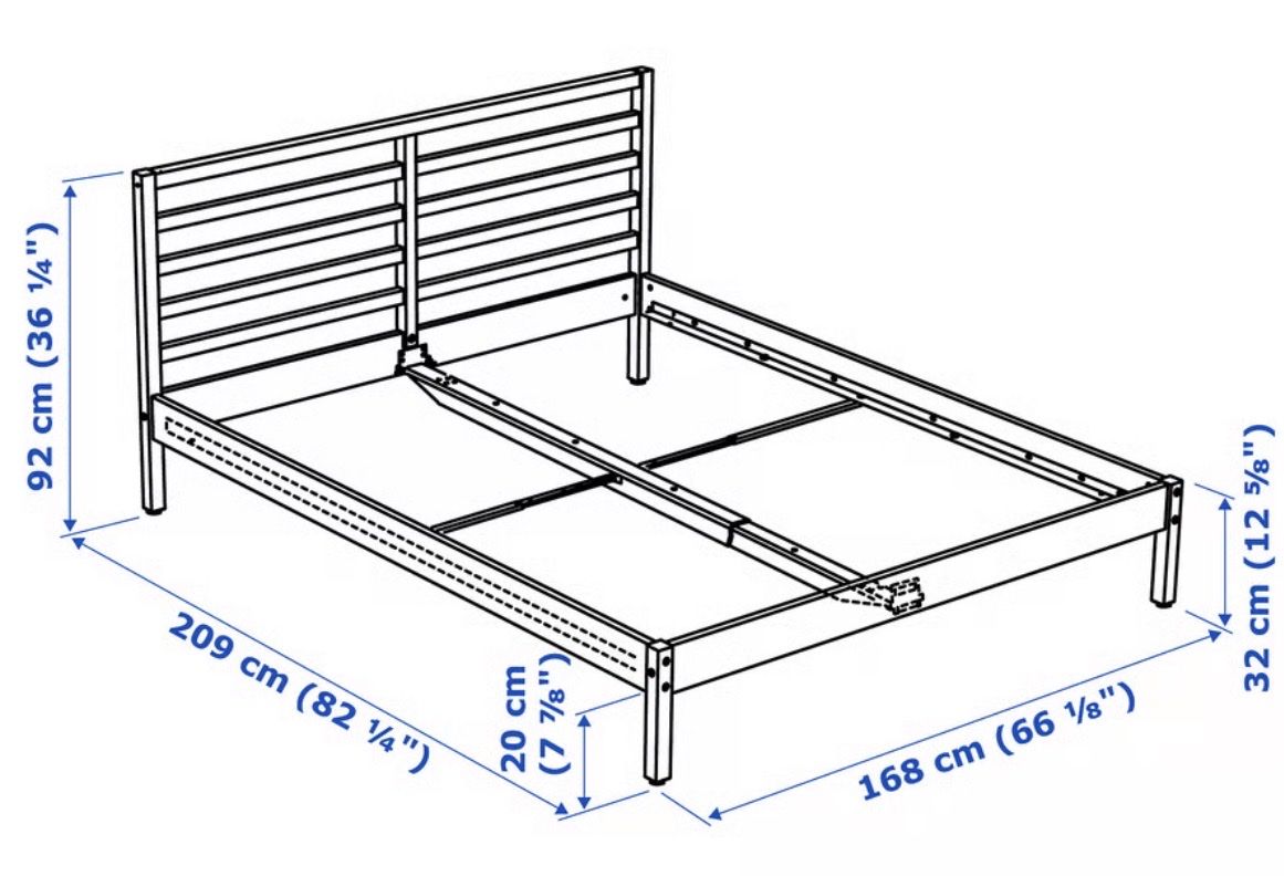Letti: IKEA TAVRA Bed Frame White – Usato da Buchs ZH venduto da Katia.K 1
