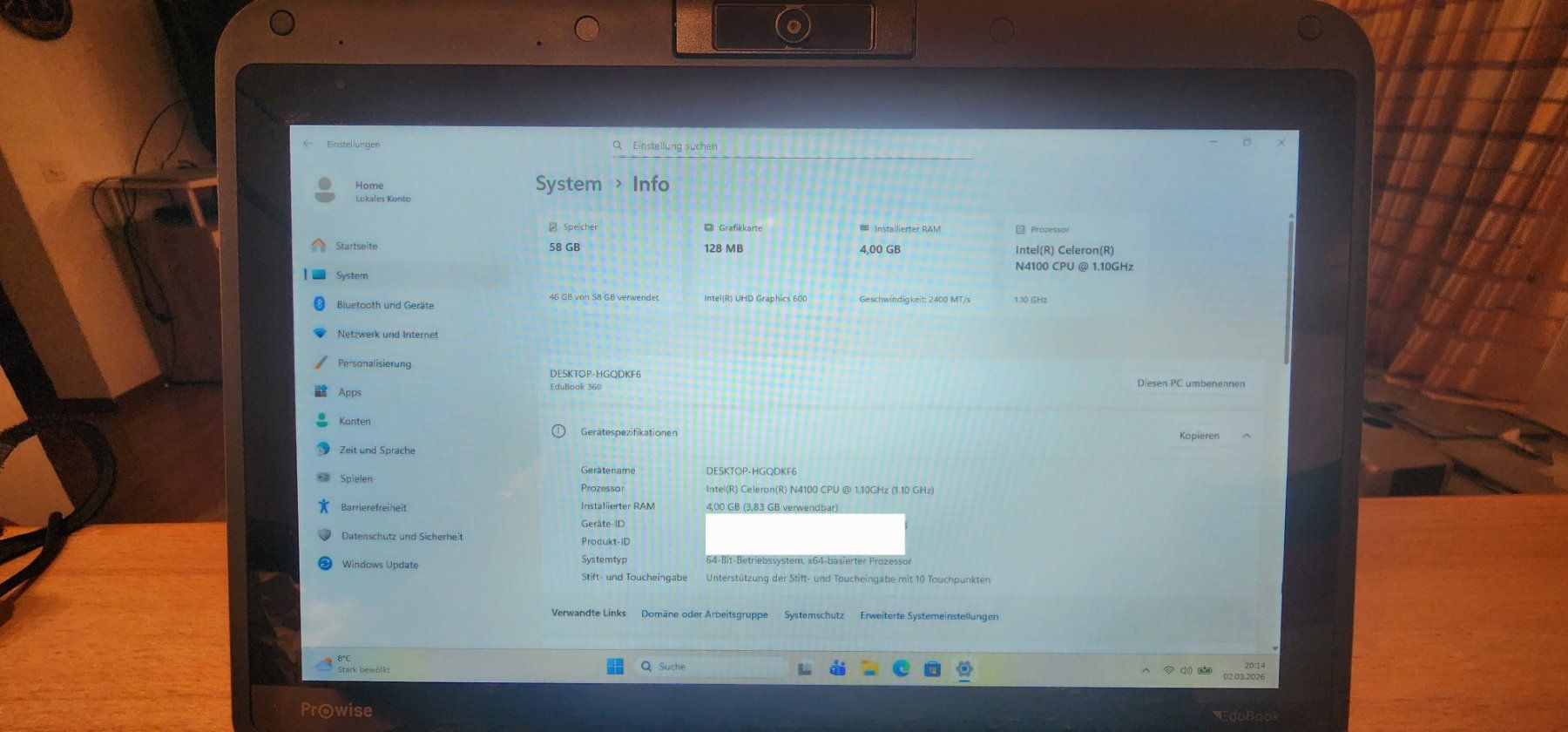 Portables: Notebook Prowise Edubook 360 Windows 11Education – D'occasion à Hornussen par koleso83 6