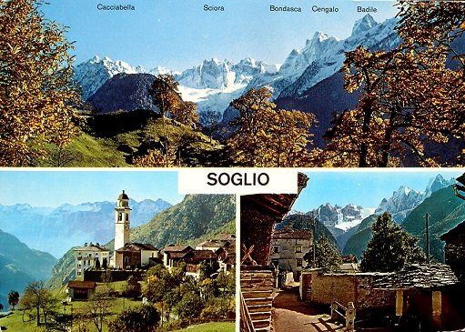Ansichtskarten: SOGLIO Bergell – Gebraucht aus Jona von philajona