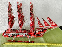 EXKLUSIVES Schiff aus Coca-Cola Dosen - dekorativ 10