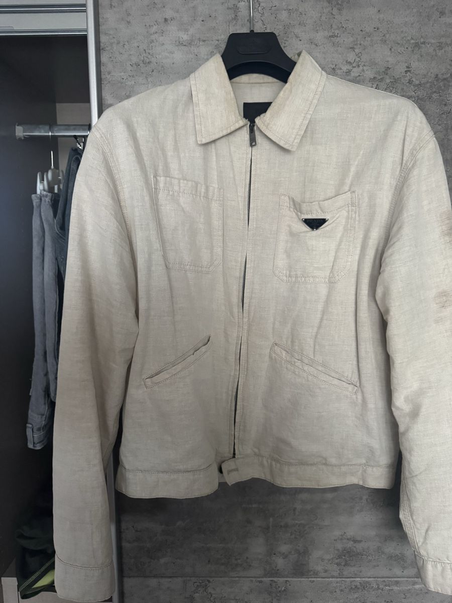Prada Giacche: Prada Blouson aus Leinen – Nuovo (secondo la descrizione) da Wittenbach venduto da can_kpd8
