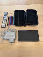 Nintendo DSi, 4 Spiele, Ladekabel und Tasche