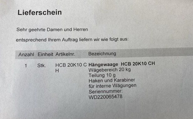 Kern Accessori da laboratorio: Hängewaage – Nuovo e nell'imballaggio originale da Neuwilen venduto da ChGa 2