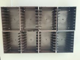8x System Box MC Aufbewahrung für 64 Kassetten Modular