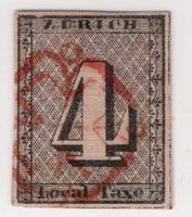 Zürich 4, Luxus vom Meister Sperati, originalgetreue Repro