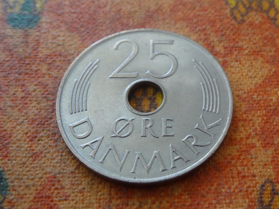 Tutti le monete: DANEMARK  25  Ore  1980 – Usato da Romanel-sur-Lausanne venduto da Swift13 1
