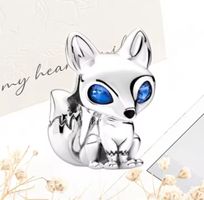 FUCHS FOX CHARM Anhänger zu PANDORA Echtsilber S925