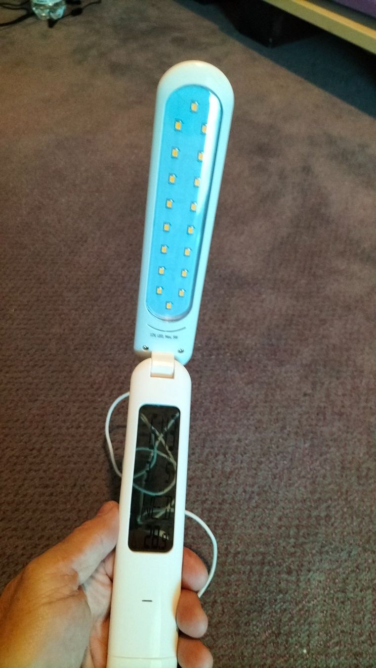 Lampes: Lampe mit Zeit Datum termometer – Neuf (Voir description) à Beringen par tan_b56y 2